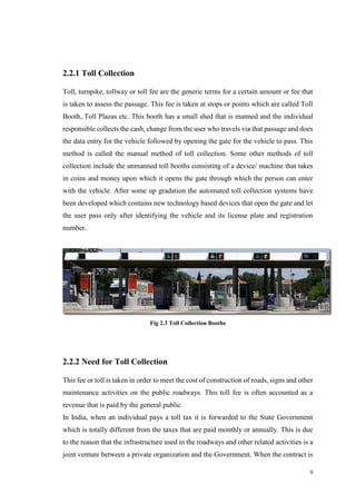 Project Report- RFID Based Automated Toll Collection System using ...