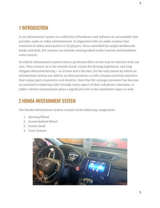 Human Computer Interaction - Final Report of a concept Car Infotainment ...