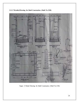 28
3.3.1.7 Detailed Drawing for Shaft Construction (Shaft No 21R)
Figure 15 Detail Drawing for Shaft Construction (Shaft No 21R)
 