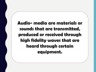 Audio Materials | PPT