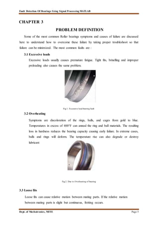 Report on Fault Diagnosis of Ball Bearing System DOCX
