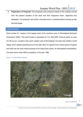 Ward Development Plan Pdf ISANPUR WARD PLAN - 2031 | PDF