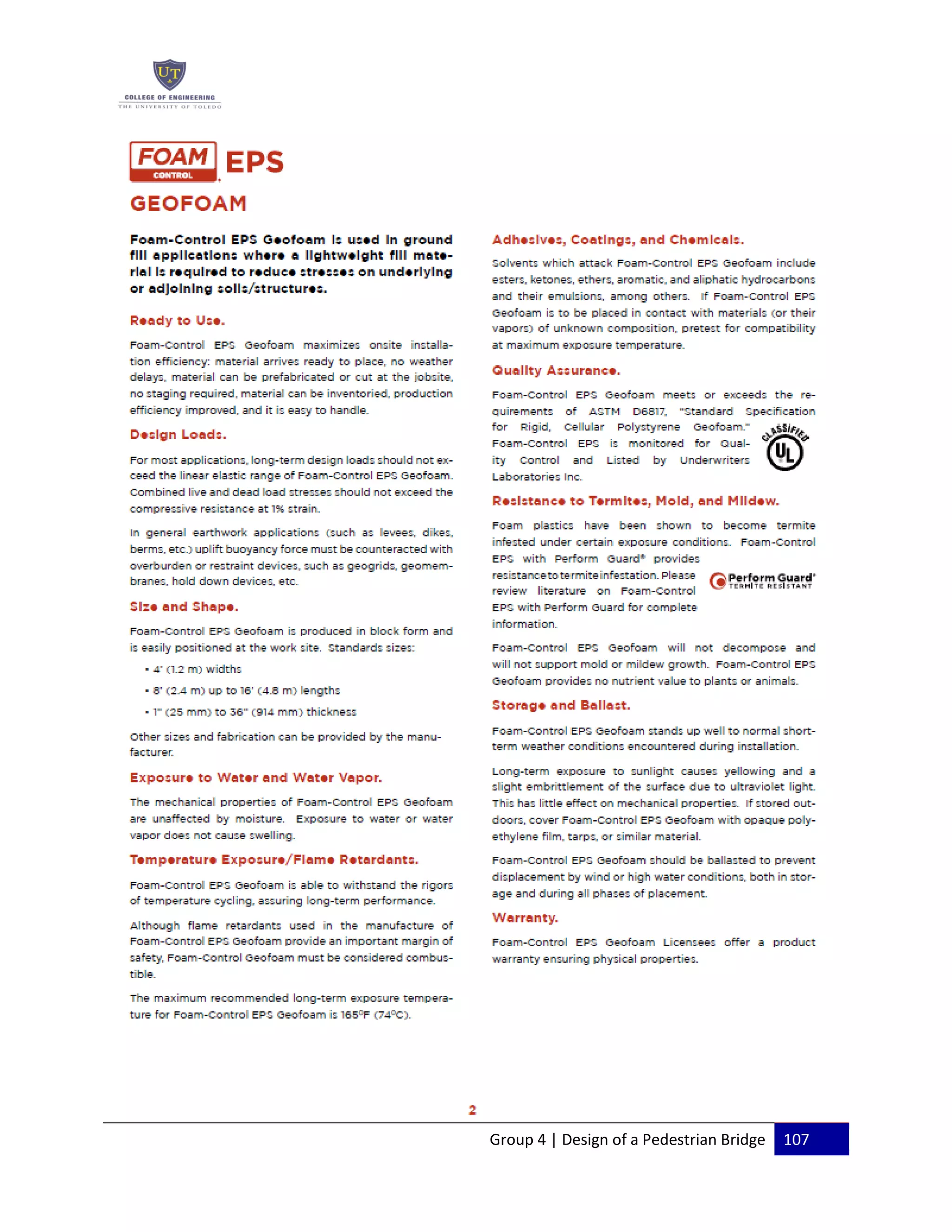 Group 4 | Design of a Pedestrian Bridge 107
 