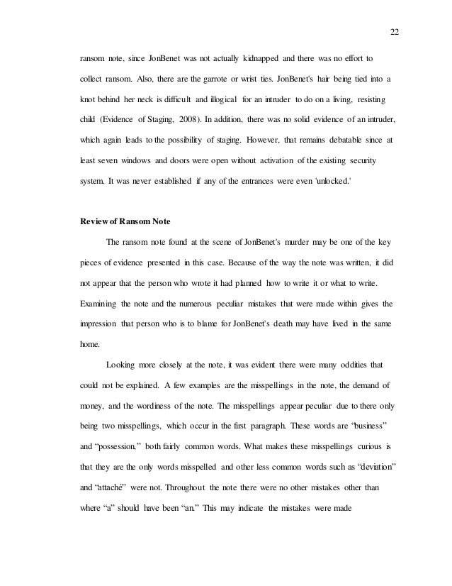 deciphered the jonbenet ramsey ransom note deciphered the jonbenet ramsey ransom note