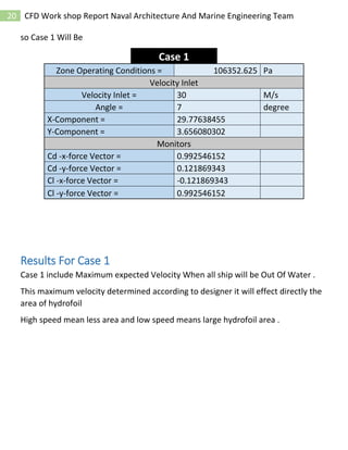 Hydrofoil Ship simulation Using Ansys Fluent | PDF