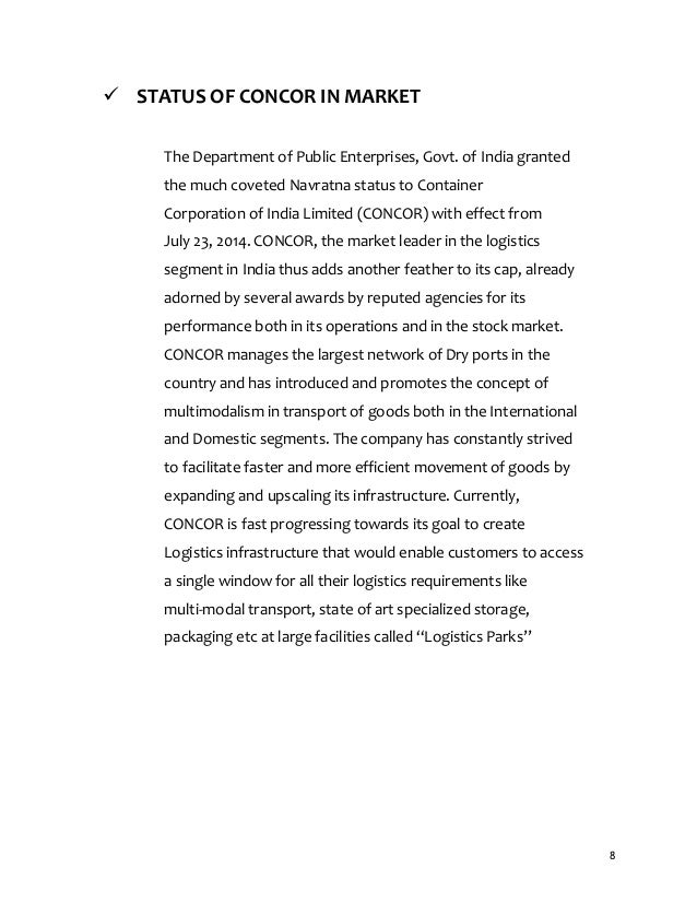 Essay on report on company visit