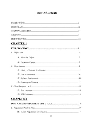 Android File Manager Report PDF | PDF