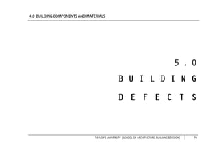 TAYLOR’S UNIVERSITY [SCHOOL OF ARCHITECTURE, BUILDING &DESIGN] 79
 