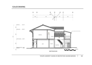 TAYLOR’S UNIVERSITY [SCHOOL OF ARCHITECTURE, BUILDING &DESIGN] 185
 