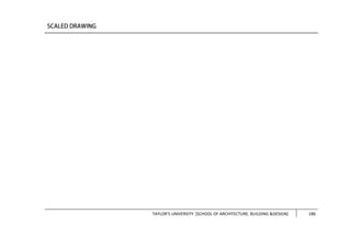 TAYLOR’S UNIVERSITY [SCHOOL OF ARCHITECTURE, BUILDING &DESIGN] 186
 