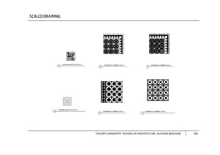 TAYLOR’S UNIVERSITY [SCHOOL OF ARCHITECTURE, BUILDING &DESIGN] 196
 