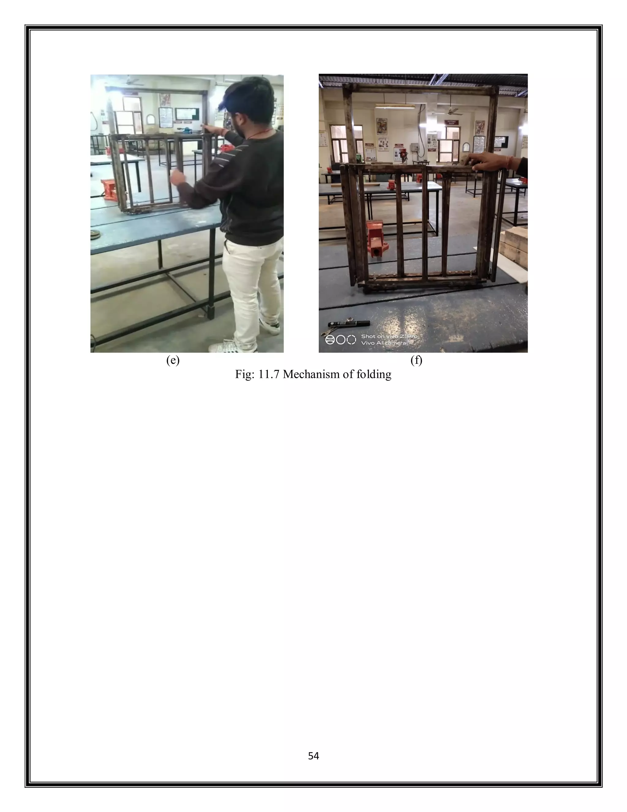 54
(e) (f)
Fig: 11.7 Mechanism of folding
 