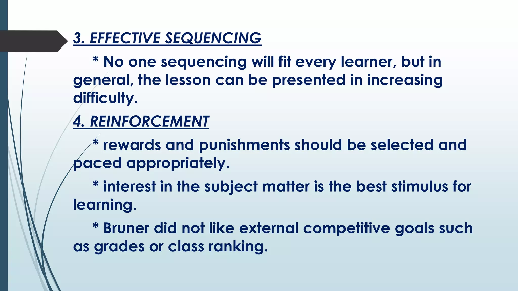 Jerome Bruner Theory of Education | PPTX