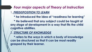 Jerome Bruner Theory of Education | PPTX
