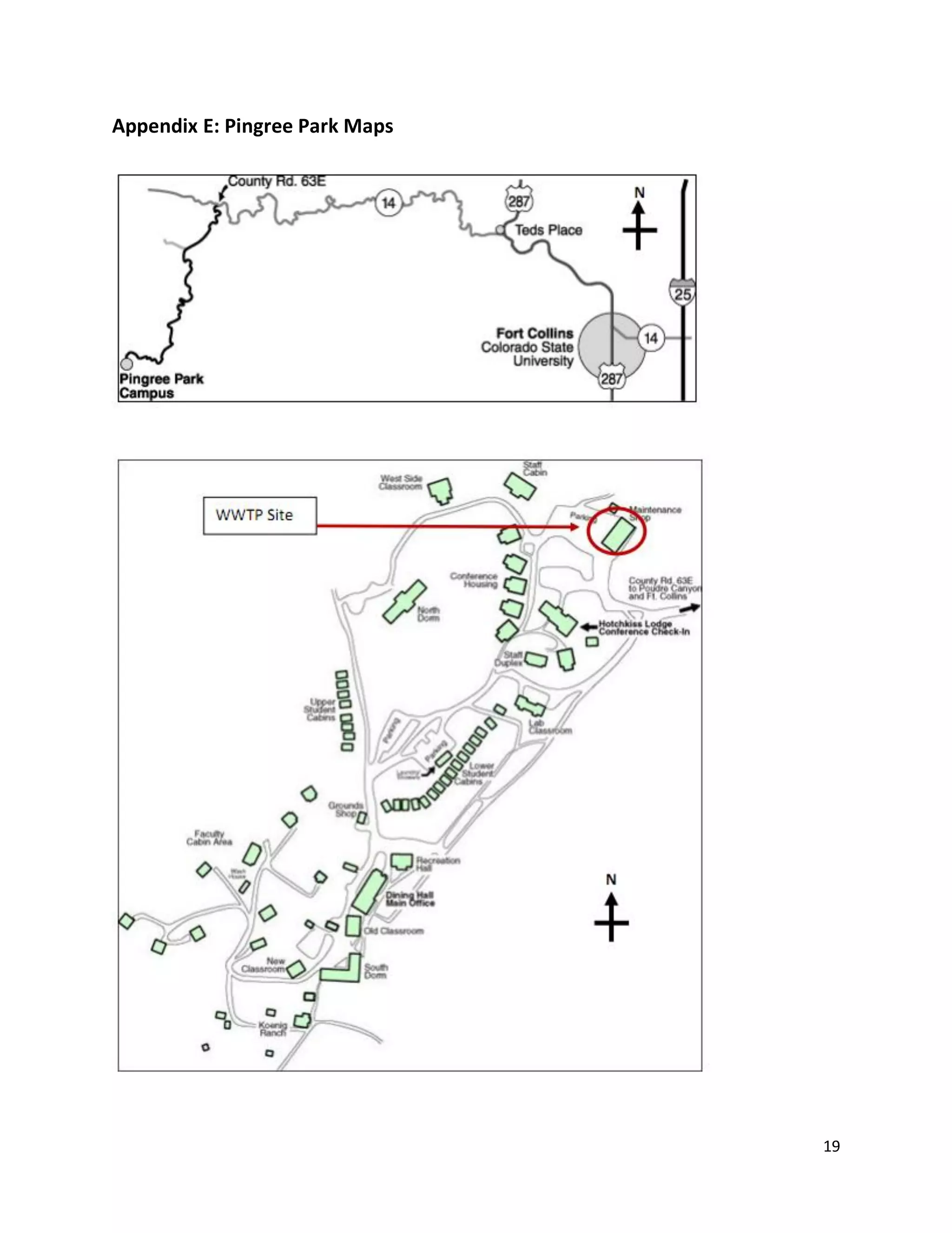 Appendix E: Pingree Park Maps




                                19
 