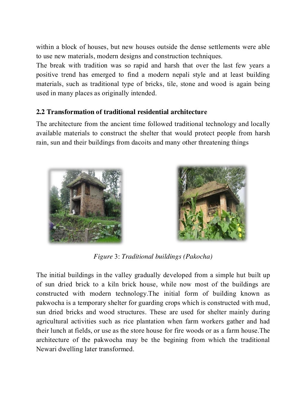 documentation-on-traditional-residential-dwelling