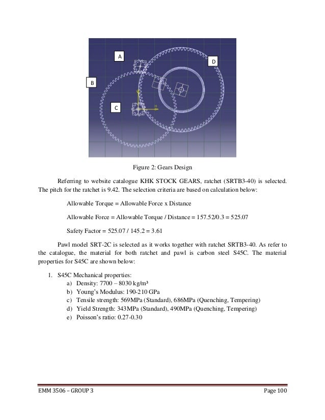 introduction, drawing, calculation for winch design