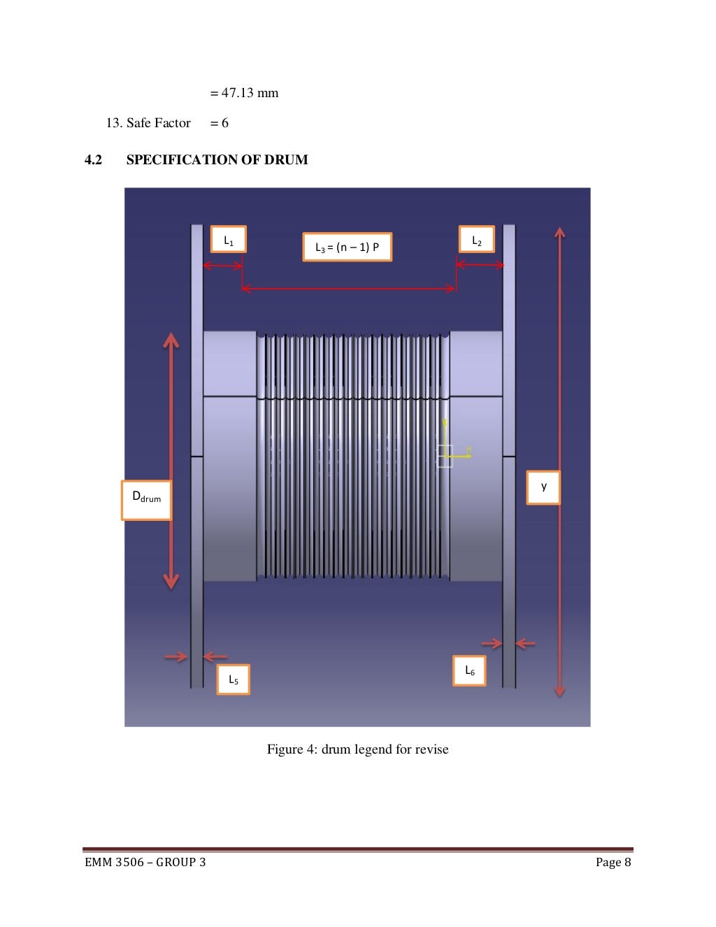 introduction, drawing, calculation for winch design