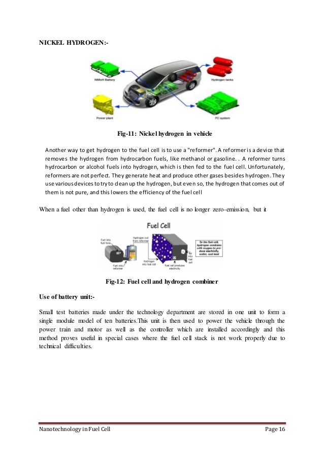 NANOTECHNOLOGY IN FUEL CELL