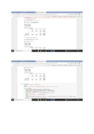 Final report for credit card faud dect Python Project report | PDF