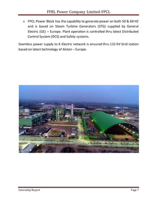 FPCL power plant report (MECHANICAL) | DOCX