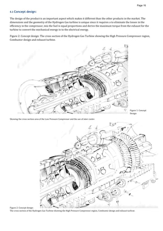 Hydrogen Gas Turbine | PDF