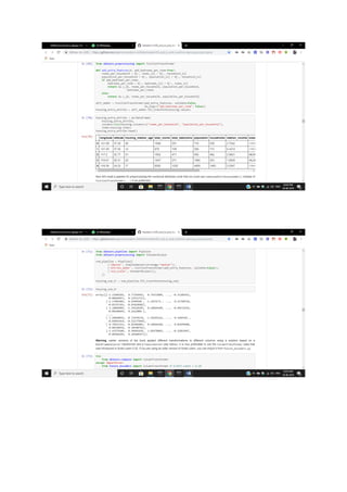 Final report housing Python Project report | PDF
