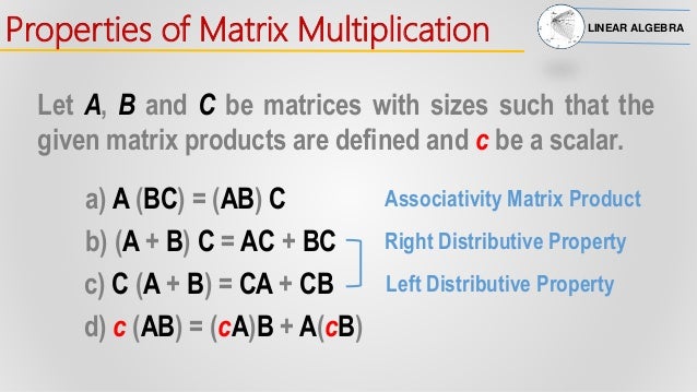 multiplicative inverse linear algebra Properties Matrix Algebraic of Operations multiplicative inverse linear algebra Properties Matrix Algebraic of Operations