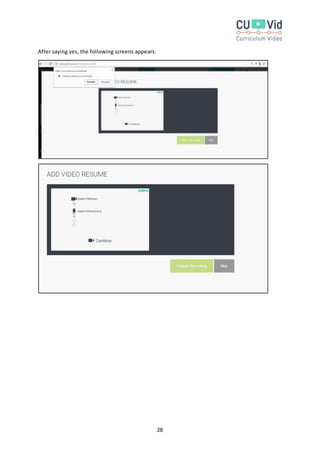 28
After saying yes, the following screens appears:
 