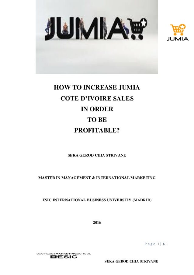 business plan jumia ivory coast