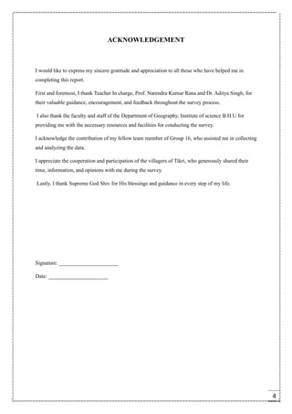 tikari village VARANASI survey report .pdf