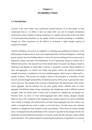 Artificial Neural Networks for Conceptual Design of Concrete Mix | PDF