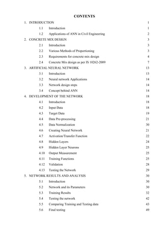 Artificial Neural Networks for Conceptual Design of Concrete Mix | PDF