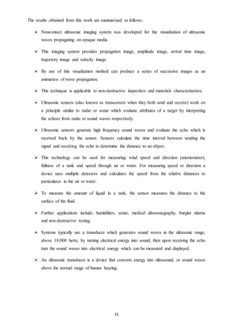 A report on ultrasonic distance measurement | DOCX