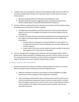Report Question Csec Review of the Administration of the 2020 CSEC and CAPE Examinations by ...
