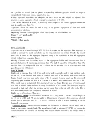 CIVIL ENGINEERING INTERNSHIP FULL REPORT ON BUILDING CONSTRUCTION | DOCX