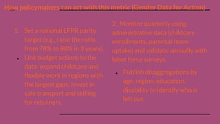 Seeing the Gap: A Gender Data Policy for Real Equality | PDF