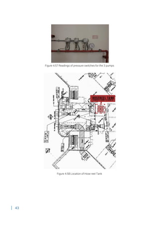 43
Figure 4.57 Readings of pressure switches for the 3 pumps
Figure 4.58 Location of Hose reel Tank
 