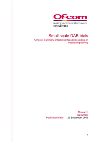 Final report small scale dab OFCOM (UK)