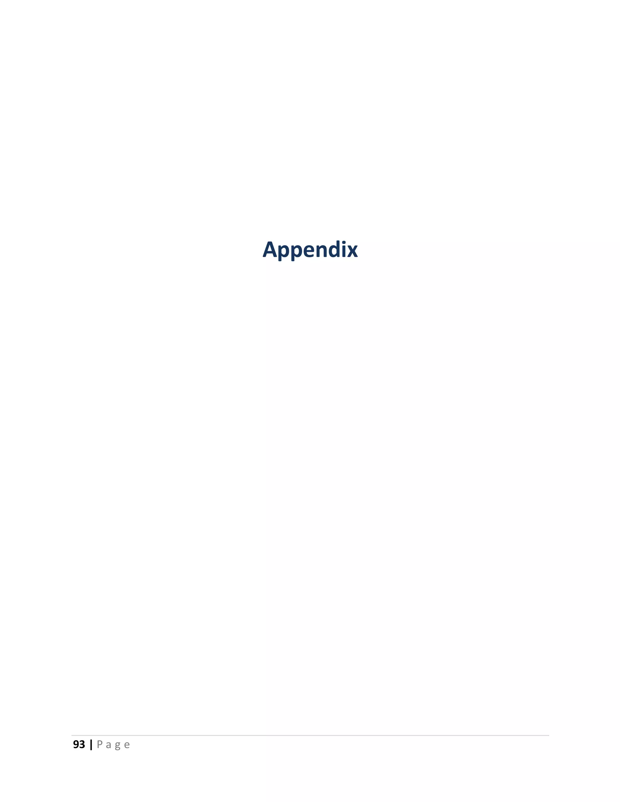 93 | P a g e 
Appendix 
 