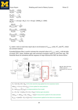 SOC estimation using electro chemical model and Extended Kalman Filter ...