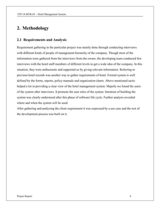 Hotel Management System Final Report