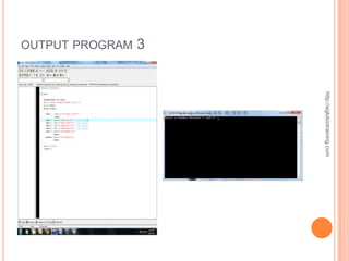 http://eglobiotraining.com
3
OUTPUT PROGRAM
 