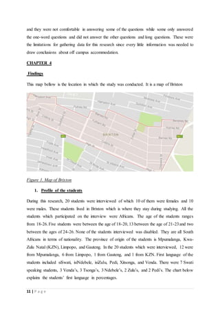 Studentification in South Africa 