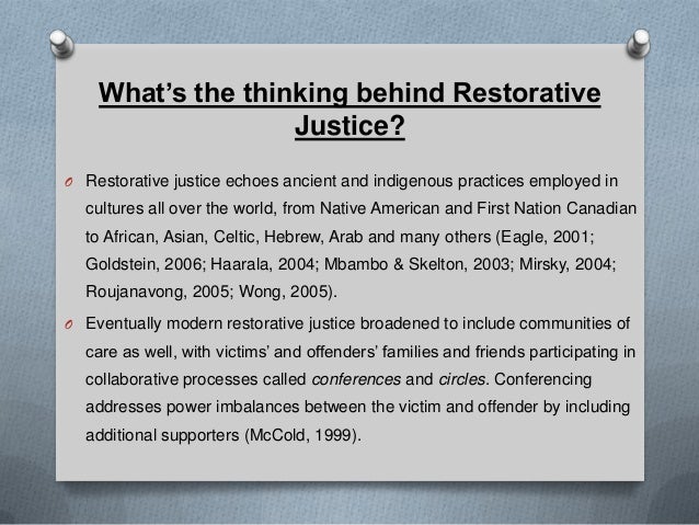 Restorative Justice