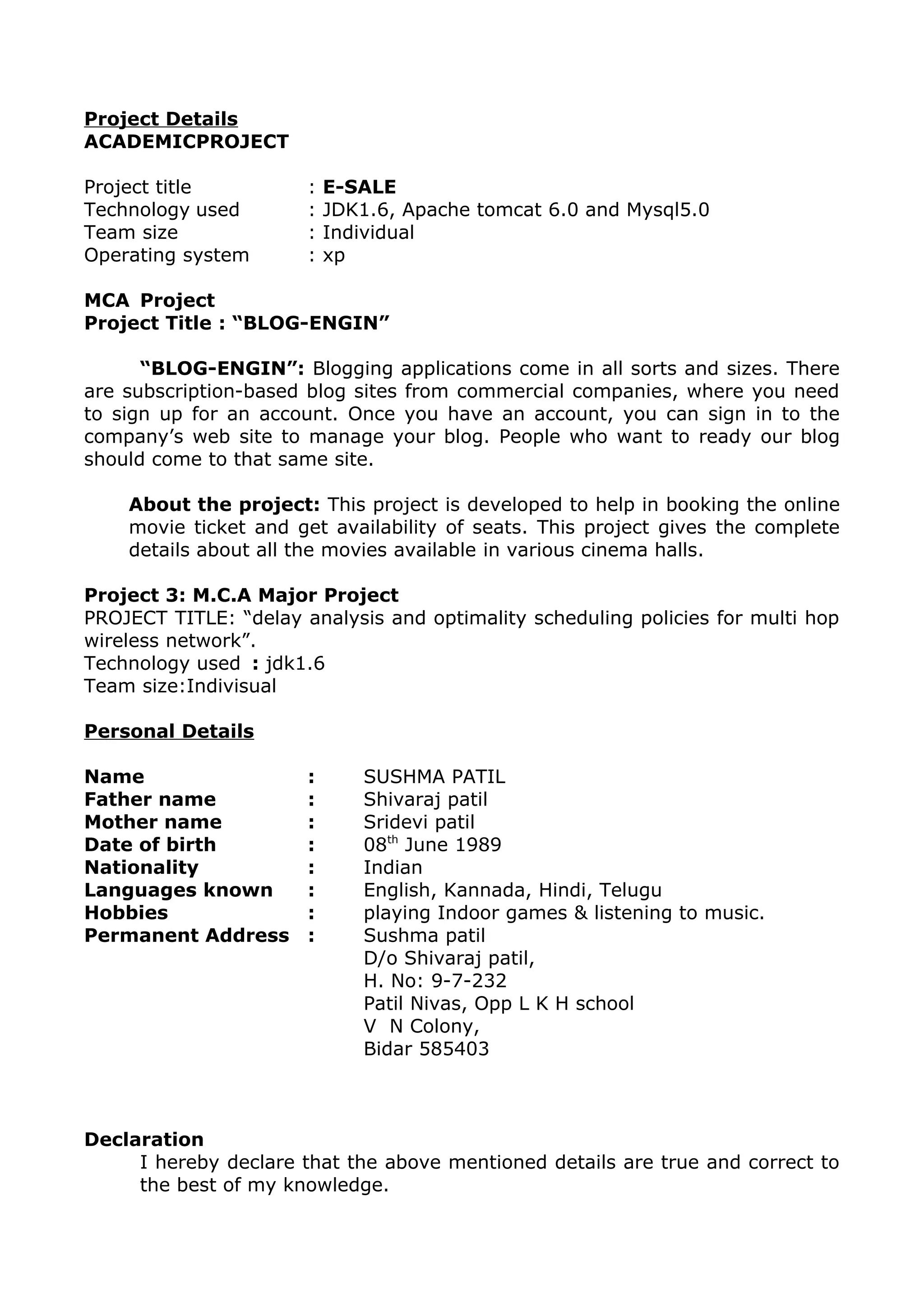 Final Resume PDF Final resume pdf