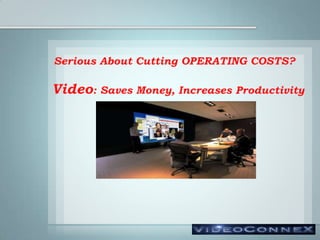 Serious About Cutting OPERATING COSTS? Video: Saves Money, Increases Productivity  