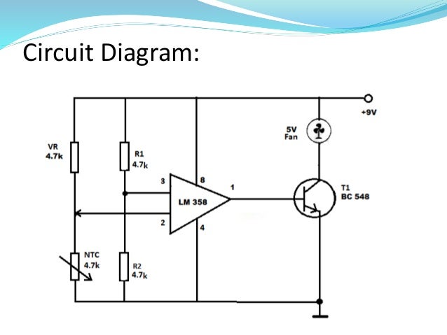 temperature controlled dc fan using thermistor 9 638