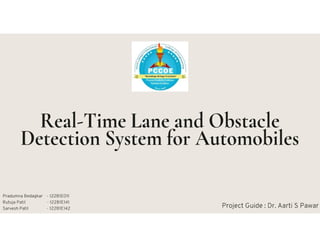 Real Time Lane and Obstacle Detection Systems | PDF