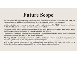 Real Time Lane and Obstacle Detection Systems | PDF